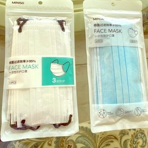 Non surgical face masks, Pack of 10